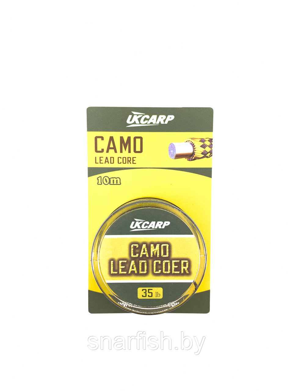 Лидкор Camo Lead Core UKCARP 10м 35lb (brown) - фото 1 - id-p180138915