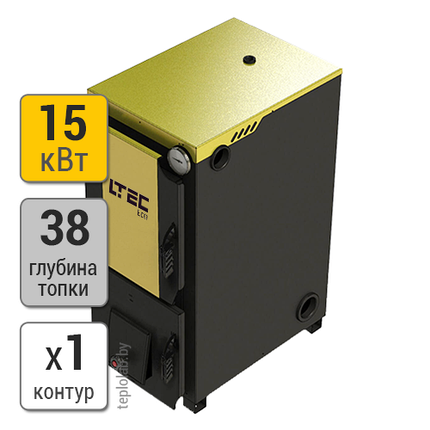 Стальной твердотопливный котел LTEC Eco 15, фото 2