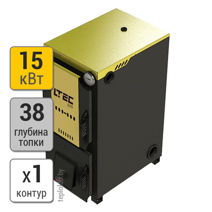 Стальной твердотопливный котел LTEC Eco 15S, фото 2