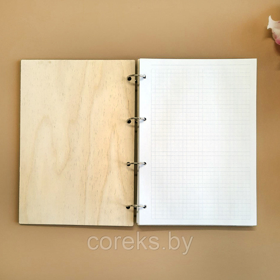 Именной блокнот с деревянной обложкой для учителя математики - фото 3 - id-p180139601