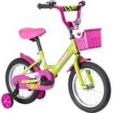 Детский велосипед Novatrack Twist New 14 141TWIST.GNP20 (зеленый/розовый), фото 2