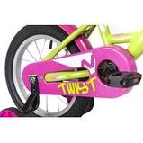 Детский велосипед Novatrack Twist New 14 141TWIST.GNP20 (зеленый/розовый), фото 4