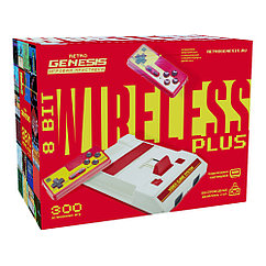 Игровая приставка Retro Genesis 8 Bit Wireless Plus + 300 игр