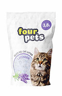 Силикагелевый наполнитель Four Pets, лаванда 7.6 л (TUZ793)