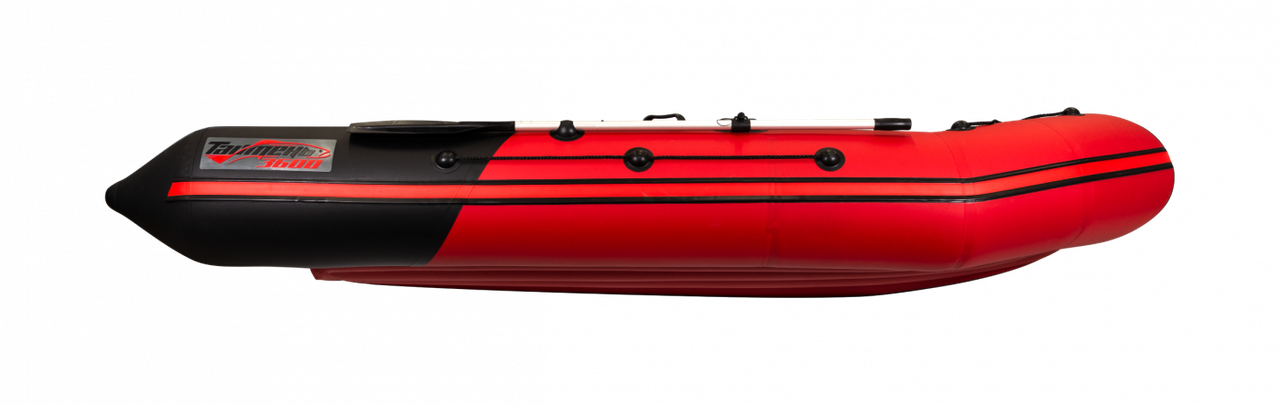 Надувная лодка Таймень NX 3600 НДНД PRO красный/черный - фото 3 - id-p180155215