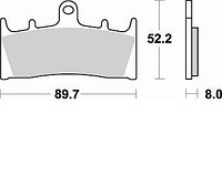 Колодки тормозные 764CM55 Braking (Италия)