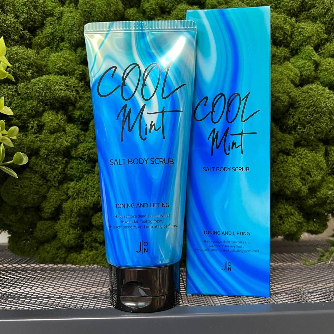 Подтягивающий скраб для тела J:ON Cool Mint Salt Body Scrub (250мл)