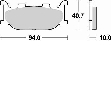 Колодки тормозные 777SM1 Braking (Италия)