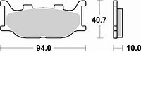 Колодки тормозные 777SM1 Braking (Италия)