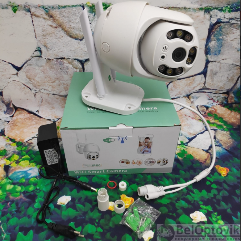 Уличная Wifi 1080P IP 66 Smart камера с микрофоном, ночное видение голосовой сигнал тревоги - фото 1 - id-p180206500