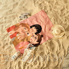 Полотенце пляжное Этель Girls power 96х146 см, 100% хлопок