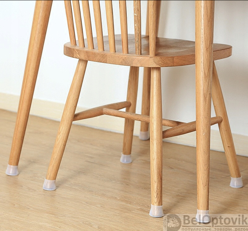 Силиконовые накладки на ножки стульев против царапин пола /Защитные колпачки для мебели, протекторы /Носочки - фото 10 - id-p180228765