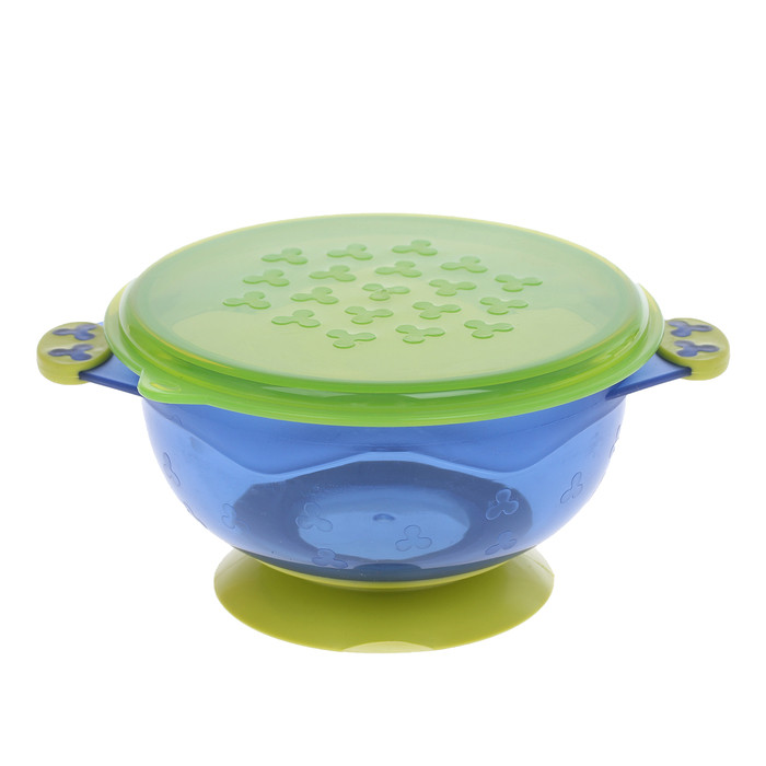 Набор детской посуды для кормления/хранения: миски на присоске, 3 шт.,150, 250, 350 мл. с крышками, от 5 мес. - фото 3 - id-p180239878