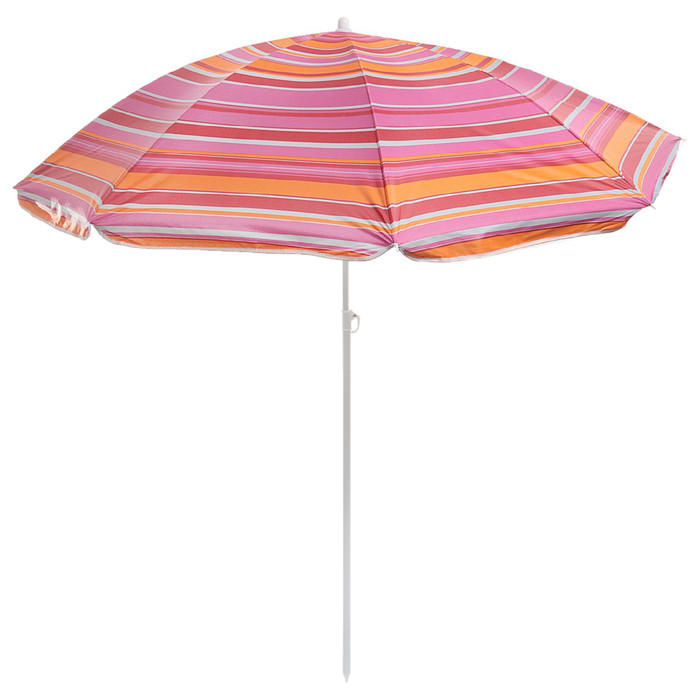 Зонт пляжный «Модерн» с серебряным покрытием, d=150 cм, h=170 см, МИКС - фото 1 - id-p180240589