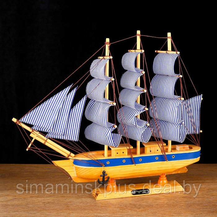 Корабль сувенирный средний «Эрна», 40х7,5х38 - фото 2 - id-p180242192