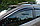Ветровики для Mazda 6 (2012-) универсал / хромированный молдинг 15мм. / Мазда 6, фото 3