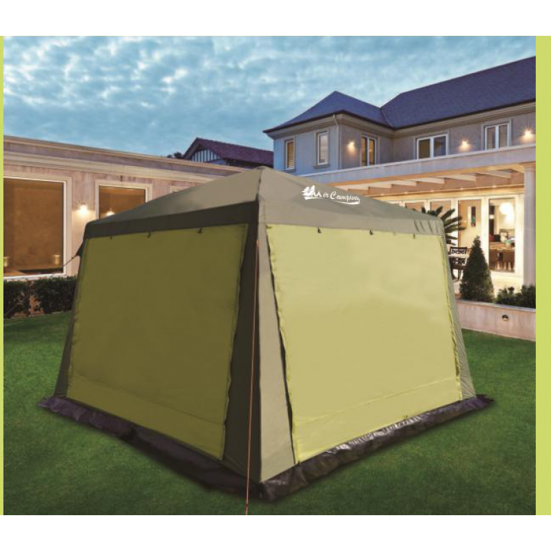 Тент-шатер с москитной сеткой 320x320x250 см, арт. 2902 Mircamping