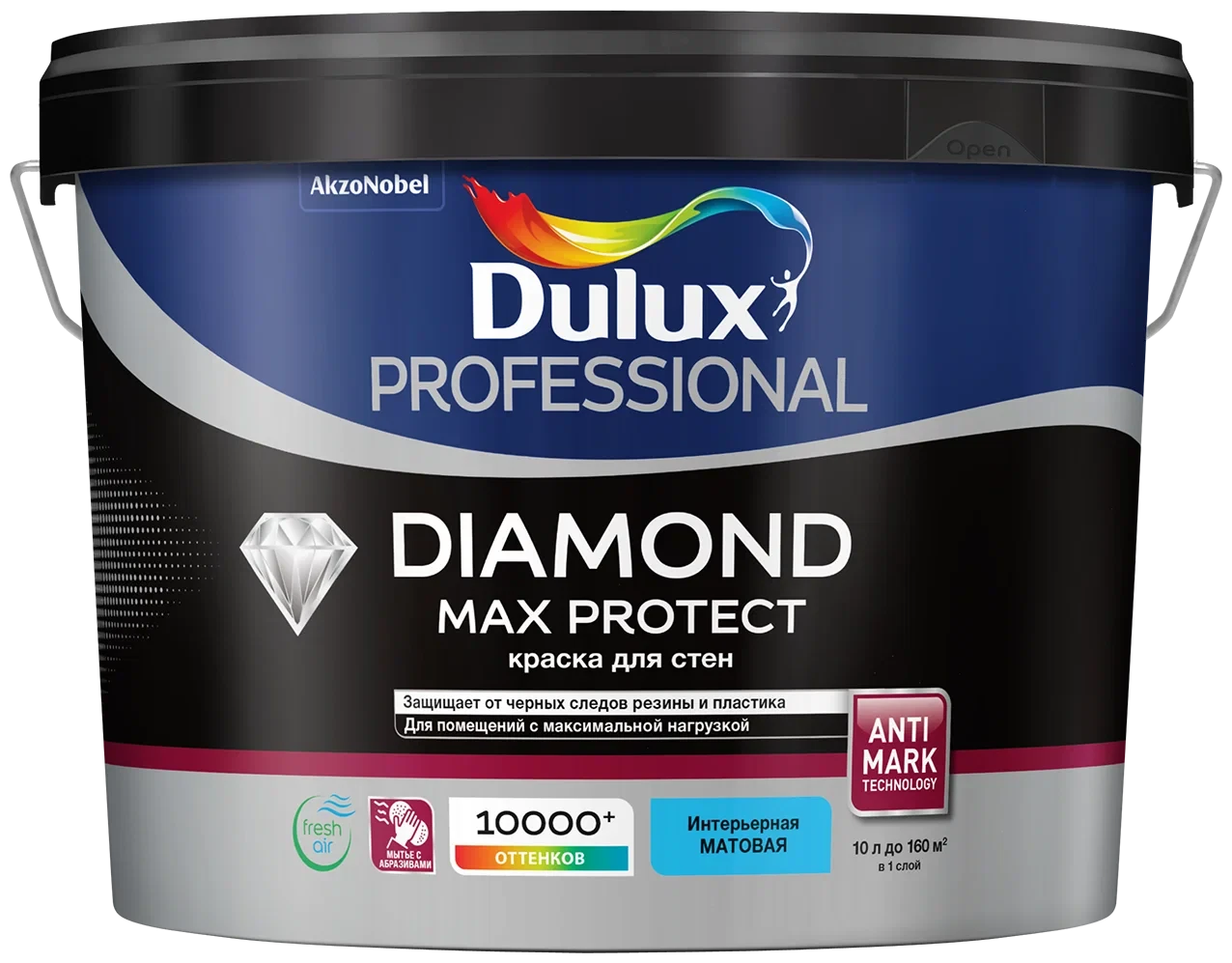 Краска Dulux Professional Diamond Max Protect мат BC 0,9л