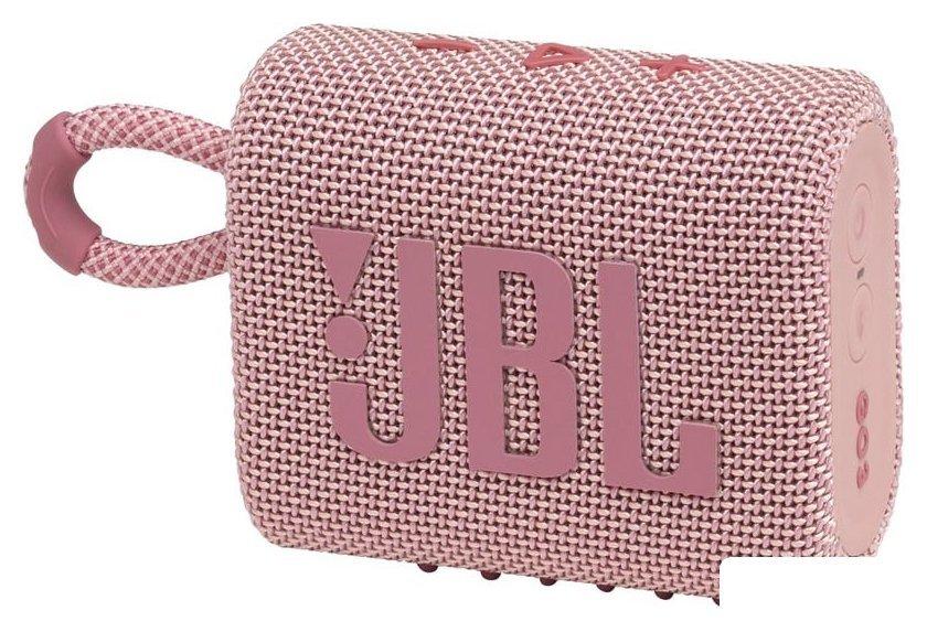 Беспроводная колонка JBL Go 3 (розовый)