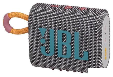 Беспроводная колонка JBL Go 3 (серый), фото 2