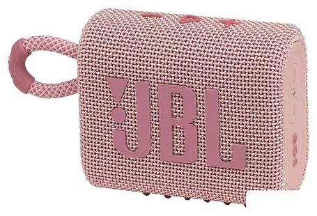 Беспроводная колонка JBL Go 3 (розовый), фото 2