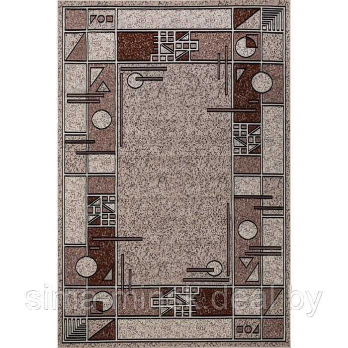 Ковер прямоугольный GAVANA ALBINA 3, размер 80x150 см, цвет beige - фото 1 - id-p180254295