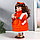 Кукла коллекционная керамика "Агата в ярко-оранжевом платье и банте, с рюшами" 30 см, фото 4