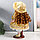 Кукла коллекционная керамика "Маша в жёлтом платье в клетку с ромашками, в шляпке" 30 см, фото 4