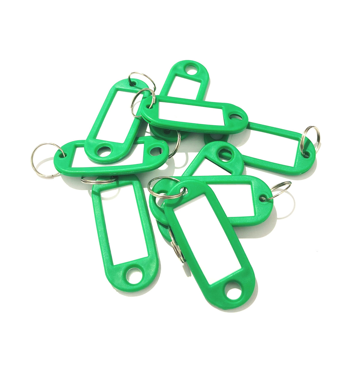 Брелок для ключей с кольцом (цвет - зеленый) - фото 1 - id-p180262843