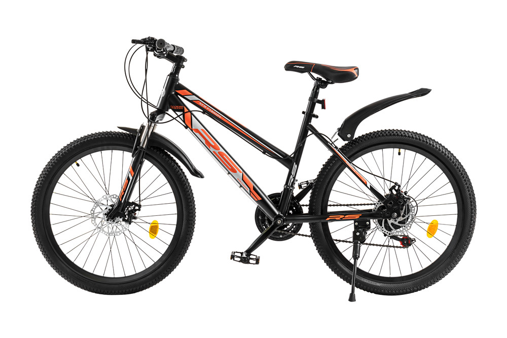 Горный велосипед RS Bandit 24" (черный/оранжевый) - фото 3 - id-p179637157