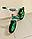Детский беговел, колёса ПВХ с резиновым покрытием, хорошее качество, зелёный, фото 2