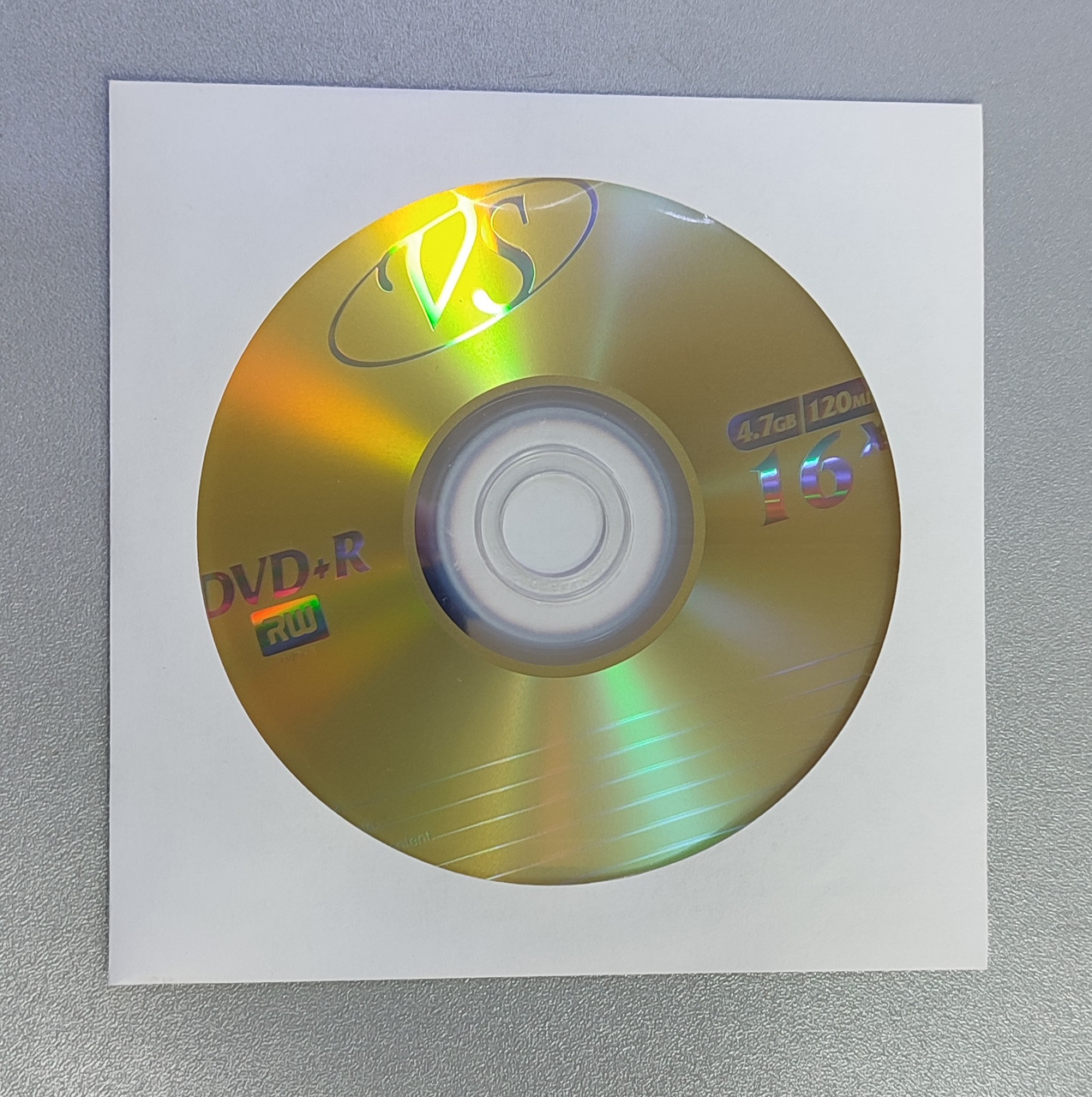Диск VS DVD+R 16x в конверте - фото 1 - id-p180263845