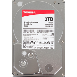 HDD 3.5" SATA-III Toshiba 3Tb P300 (HDWD130UZSVA) 7200rpm 64Mb