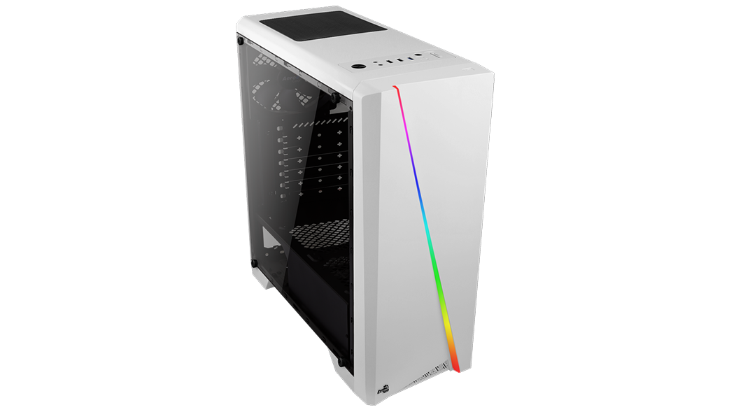 Корпус ATX Без БП Aerocool Cylon WG White 3.0x1,USB 2.0x2, VGA MAX 371mm,CPU MAX 155mm,up to 7x120mm,окно