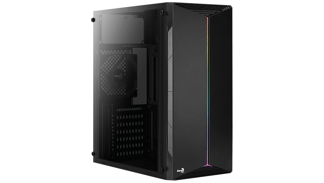 Корпус Aerocool Split Split-G-BK-v1
