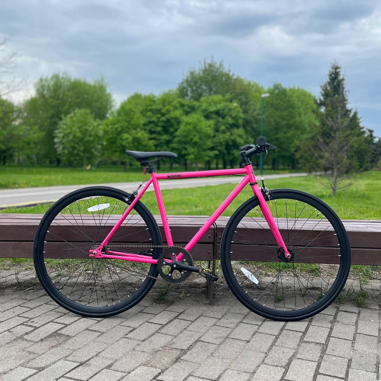 Bear Bike Paris розовый матовый