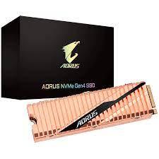 SSD M.2 2280 M Gigabyte Aorus 1Tb (GP-ASM2NE6100TTTD) PCIe Gen4x4 with NVMe, 5000/4400, IOPS 750K/700K, MTBF
