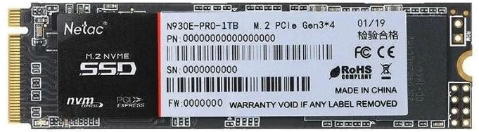 SSD M.2 2280 M Netac 1TB N930E PRO NT01N930E-001T-E4X PCI-Ex3.0