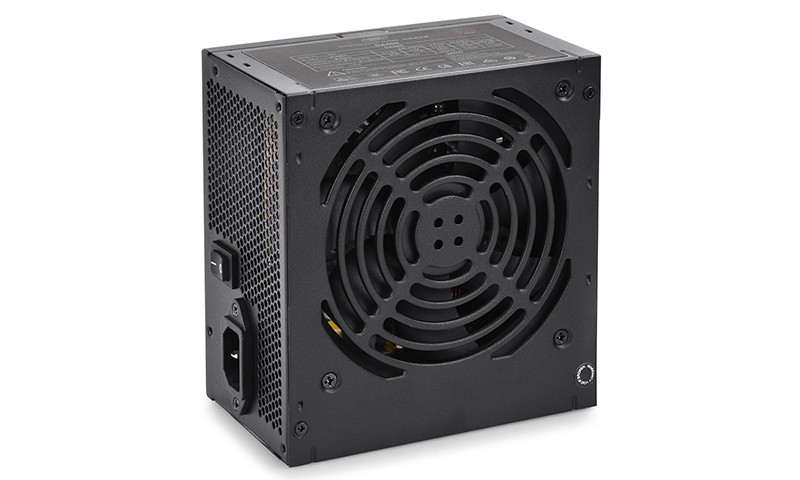 Блок питания  Deepcool 600W DA600 (DP-BZ-DA600N) (24+2x4+2x6/8пин) RTL ATX 2.4, PWM 120mm fan, Active PFC, 80