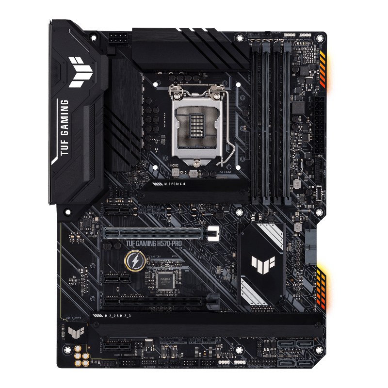Материнская плата ASUS TUF GAMING H570-PRO Soc-1200 (H570) PCI-E 4.0x16 PCI-E 4.0x16 3xPCI-Ex1 3xUltra M.2