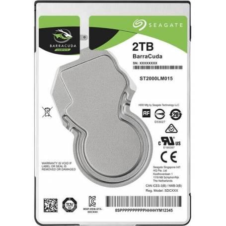HDD 2.5" SATA Seagate 2Tb Barracuda Compute ST2000LM015 5400rpm 128Mb