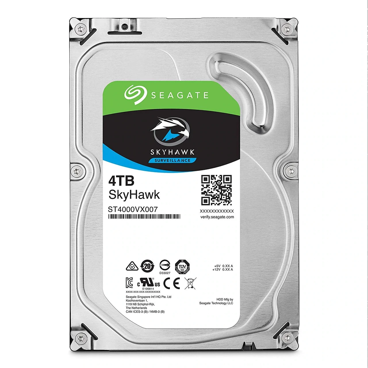 HDD 3.5" SATA-III Seagate 4Tb SkyHawk ST4000VX007 64Mb
