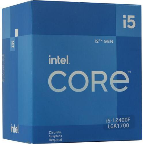 Процессор BOX Socket-1700 Intel Core i5-12400F 6C/12T (6P 2.5/4.4GHz) 18MB 65W (Без ВИДЕО)