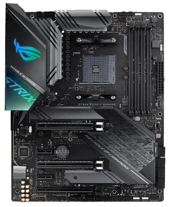 Материнская плата ASUS ROG STRIX X570-F GAMING Soc-AM4 (X570) GbLAN, PCIe 4.0,Dual M.2 with heatsinks,HDMI,