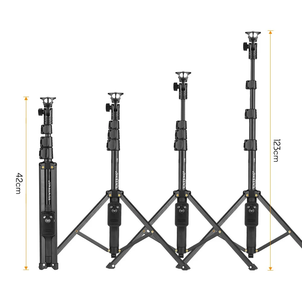 Штатив-моно телескопический с пультом ДУ профессиональный для камеры и телефона Yunteng 1388 трипод Tripod - фото 2 - id-p180266674