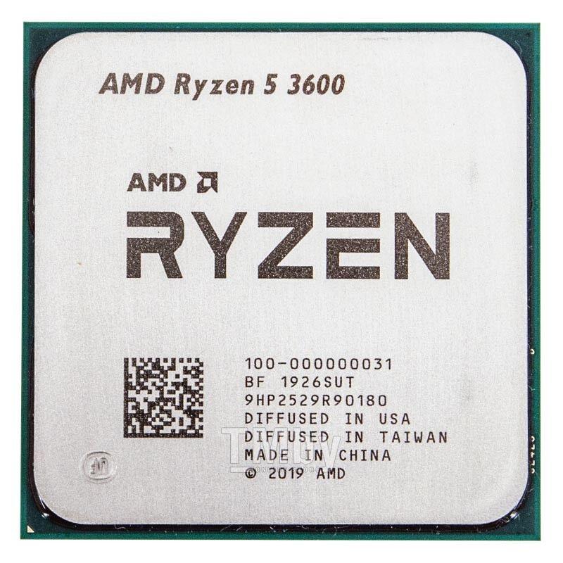 Процессор Socket-AM4 AMD Ryzen 5 3600 (100-100000031MPK) 4.2/3.6 GHz/6core/3+32Mb/65W мультипак + Wraith