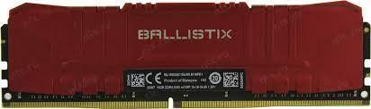 DDR4 16Gb PC-24000 3000MHz Crucial Ballistix (BL16G30C15U4R) Red