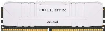 DDR4 16Gb PC-24000 3000MHz Crucial Ballistix (BL16G30C15U4W) White