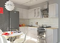 Угловая кухня Бостон 24 - 2,5×1,2 м - акация белая/акация графит (варианты цвета) фабрика Интермебель