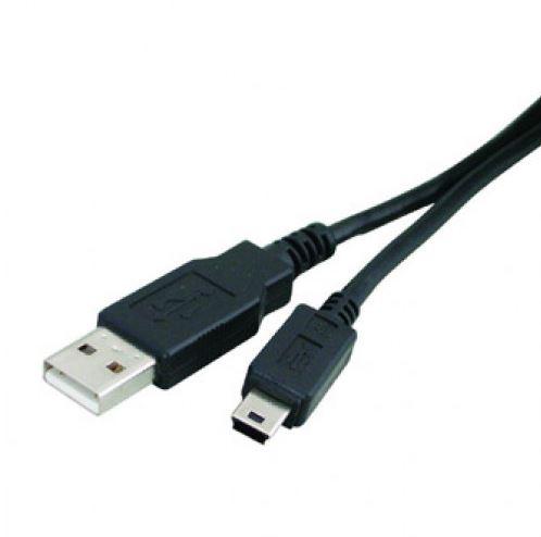 Кабель USB штекер А - штекер Mini 5 pin 1,5 м ВВ (57-015) - фото 1 - id-p40070342